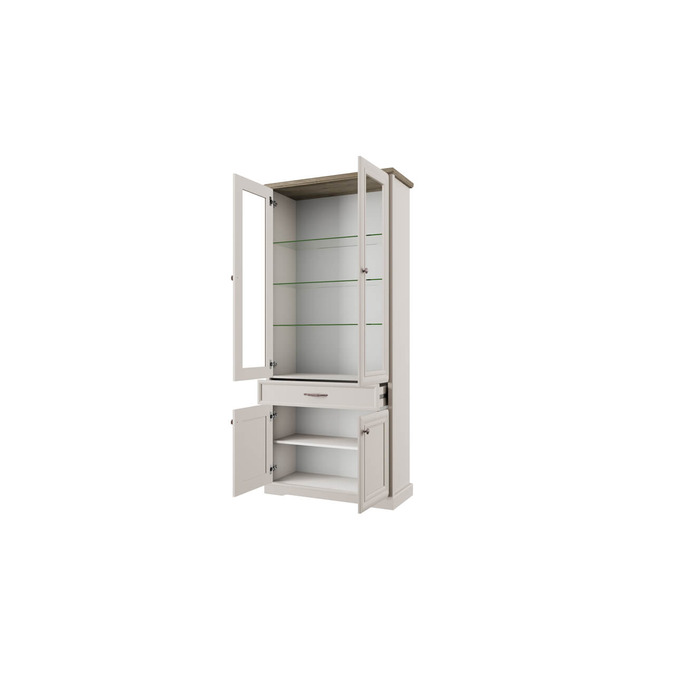 Шкаф-витрина «Тоскана new» 2V2D1S