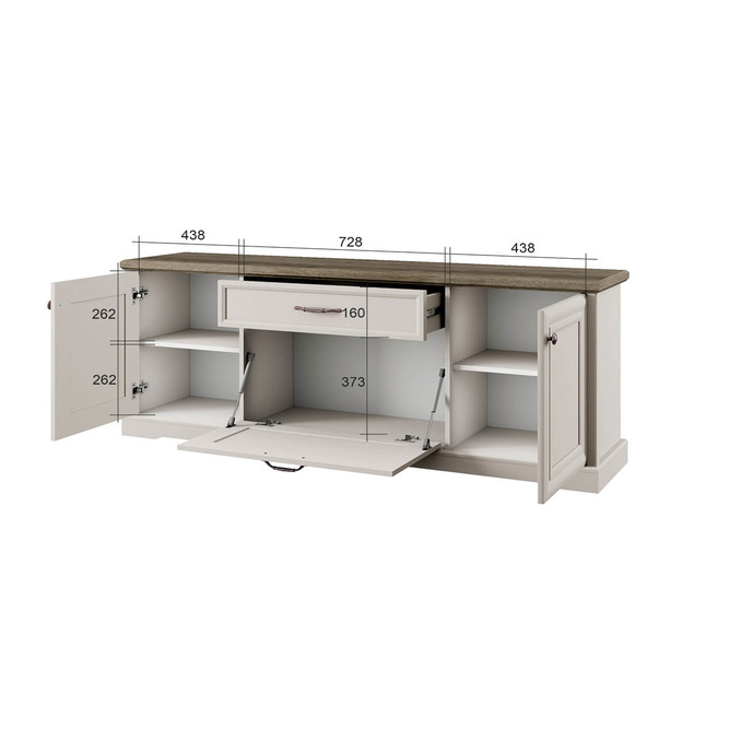 Тумба под телевизор «Тоскана new» RTV 3D1S