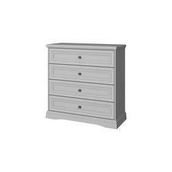 Тумба-комод «Валенсия» 4S - серый