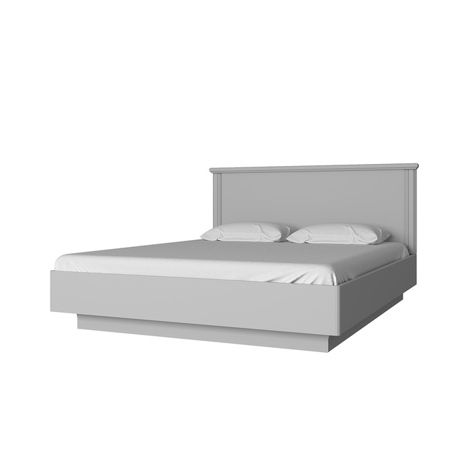 Кровать «Валенсия» двуспальная 160 с подъемником - серая