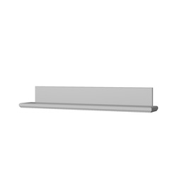 Полка «Валенсия» настенная 130см серая