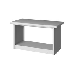 Стол журнальный «Валенсия» серый