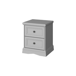 Тумба «Валенсия» 2S прикроватная серая