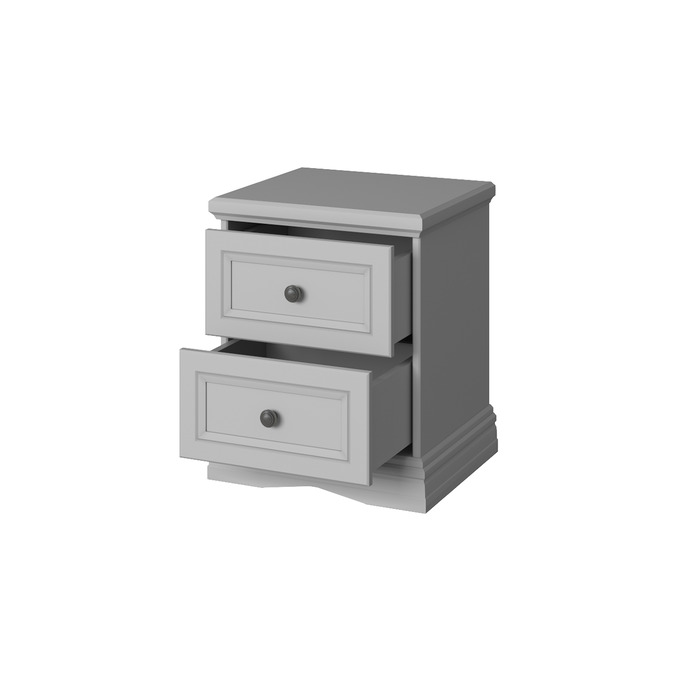 Тумба «Валенсия» 2S прикроватная серая